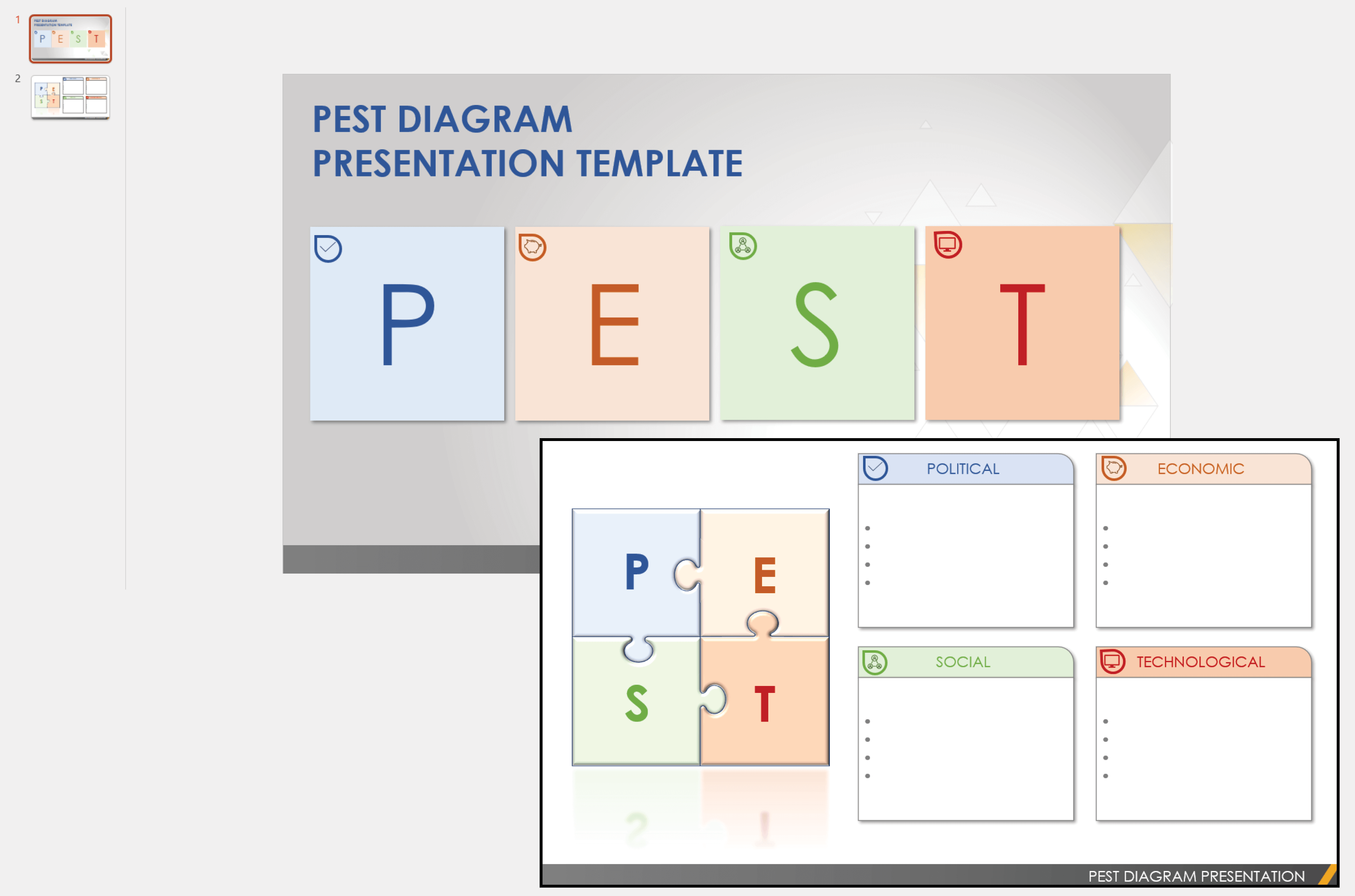 P Diagram Template Excel