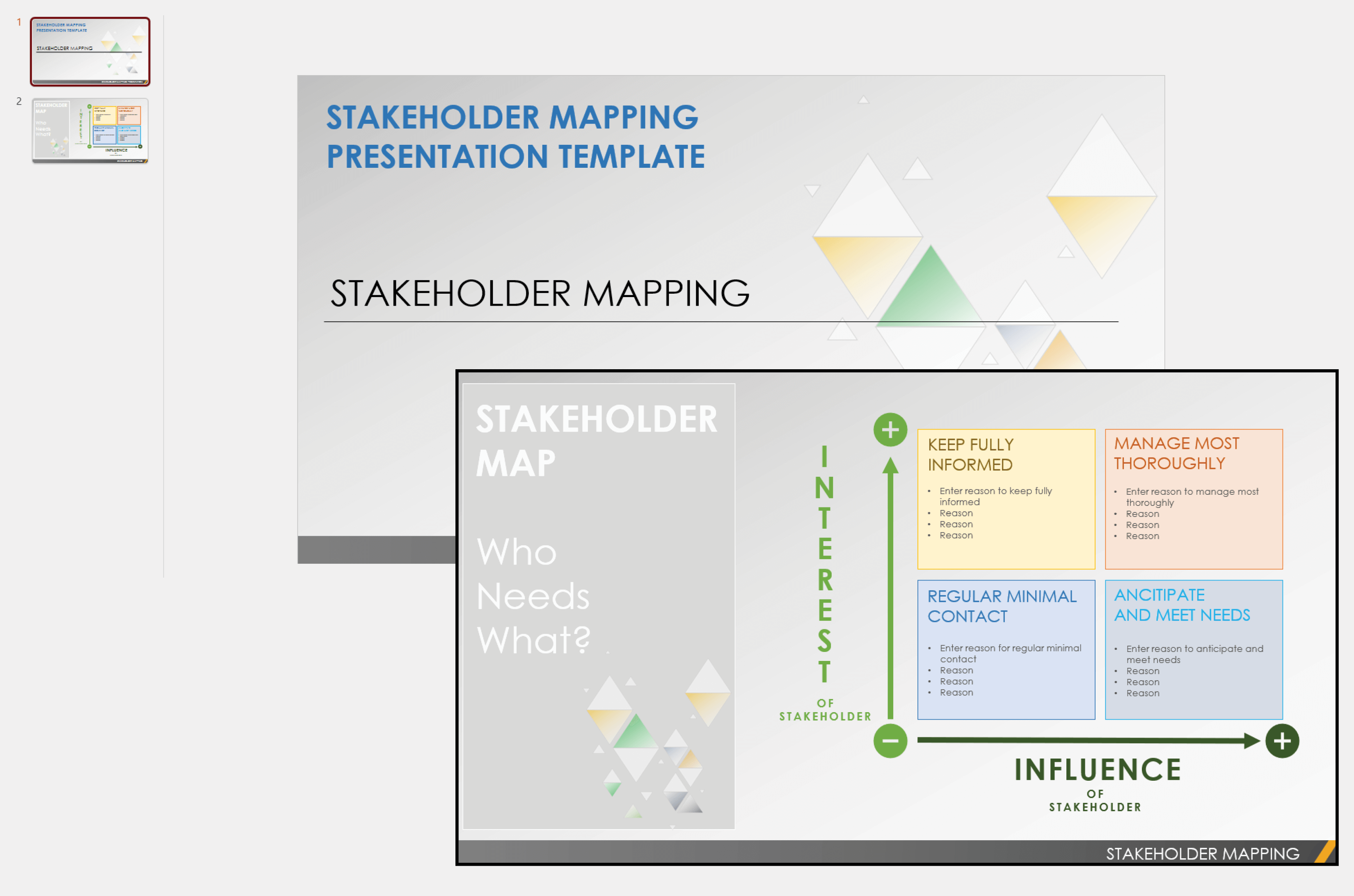 IC Stakeholder Mapping Presentation Template 