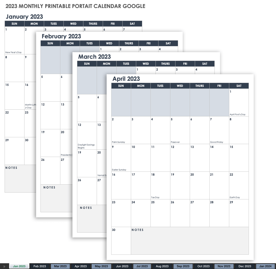 Monthly Calendar Template 2024 Google Sheets Betta Charlot