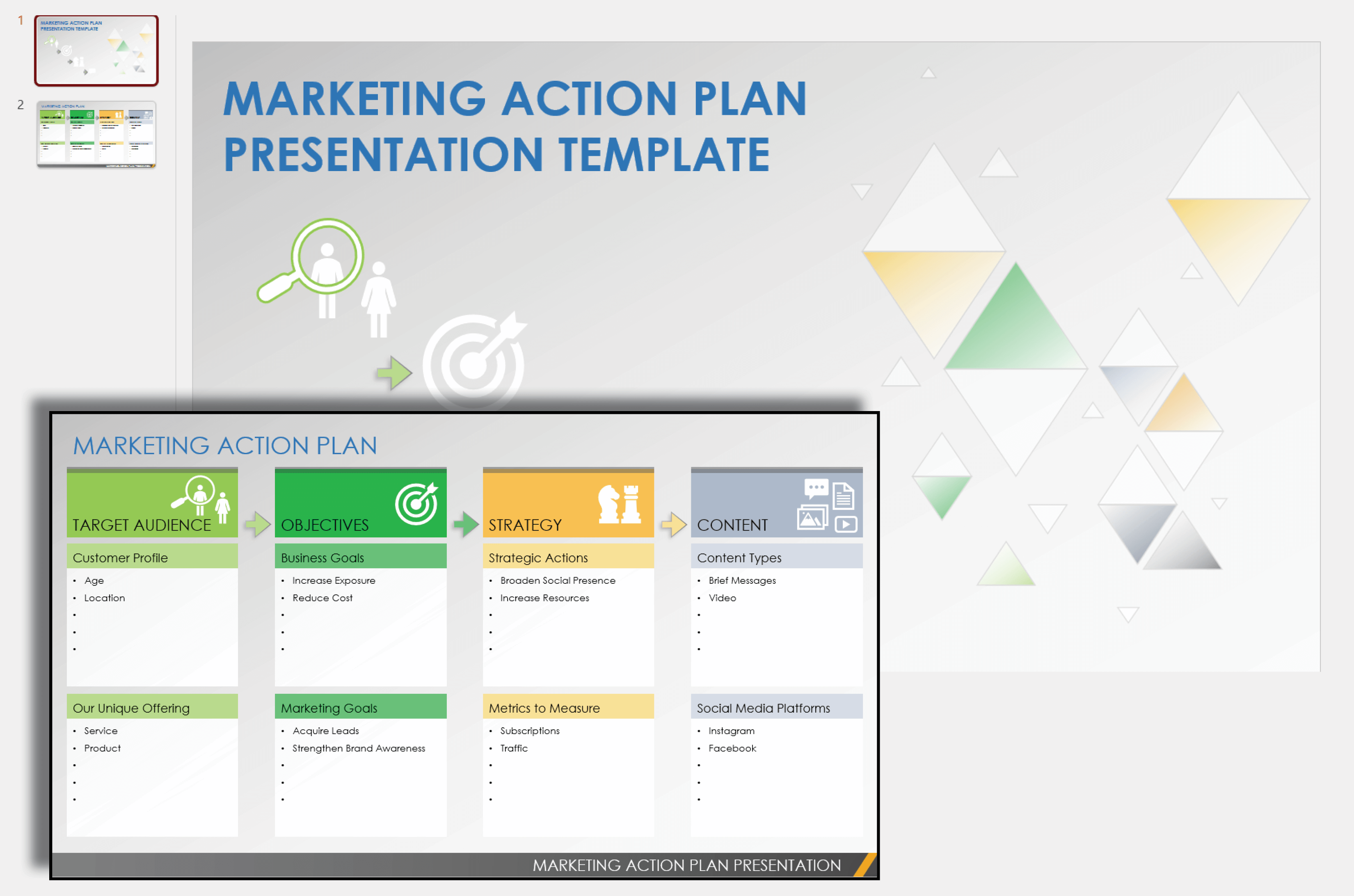 Free Marketing Plan Template Powerpoint