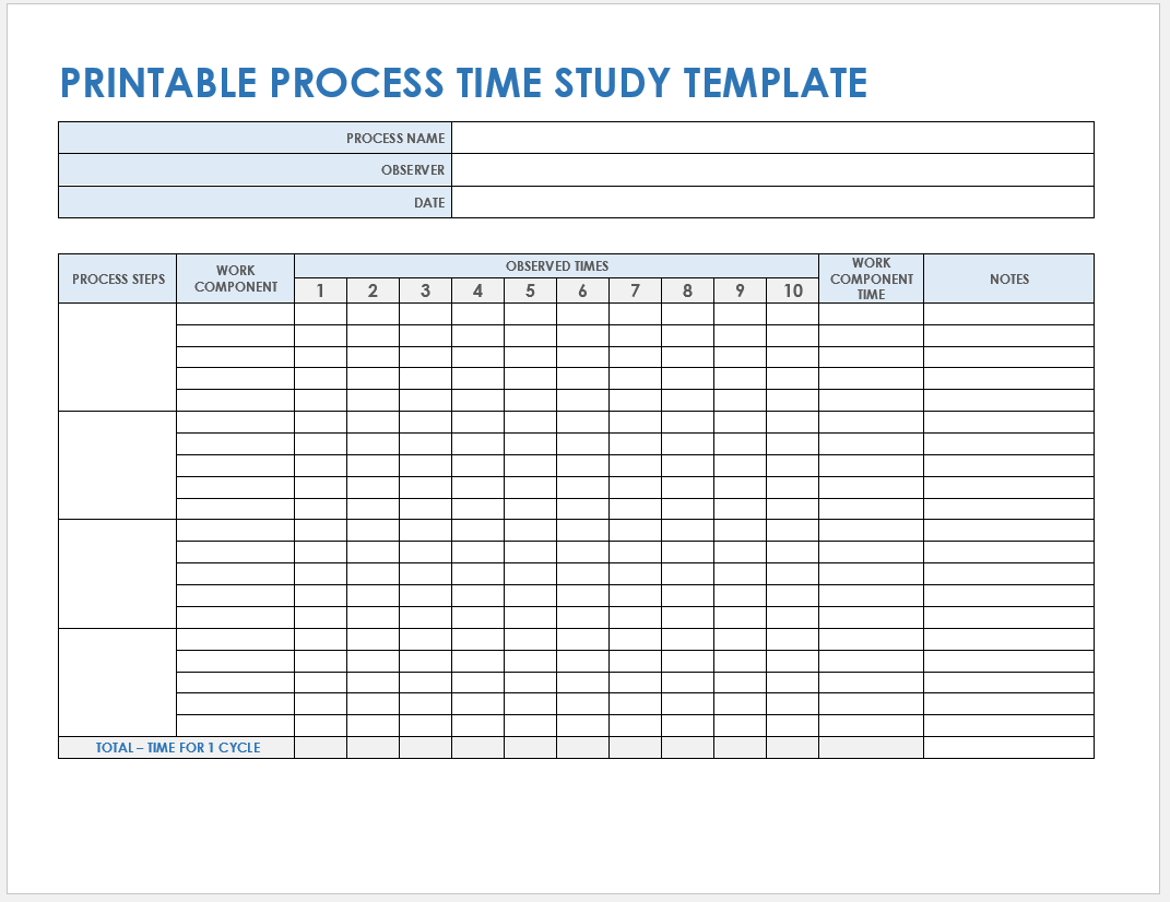 time-study-templates