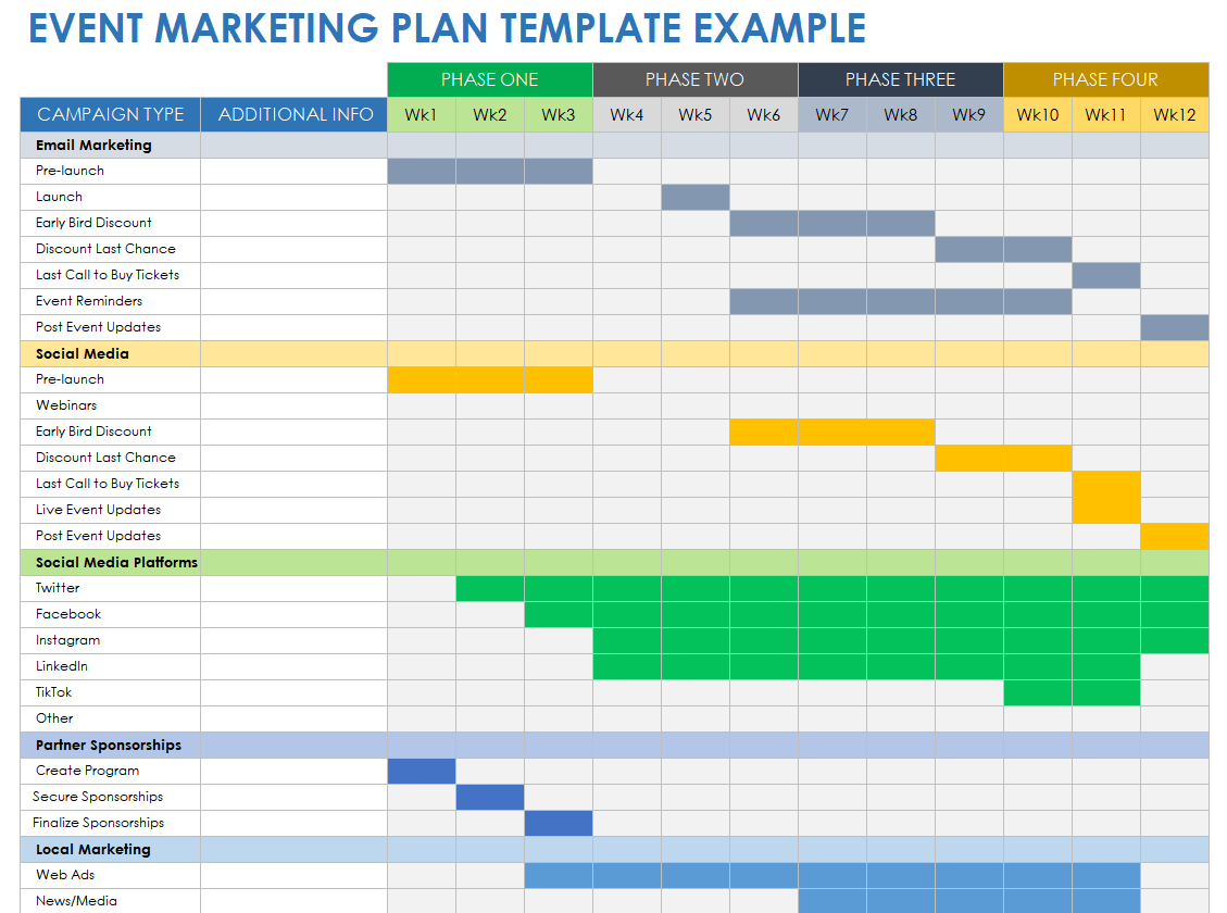 event marketing plan