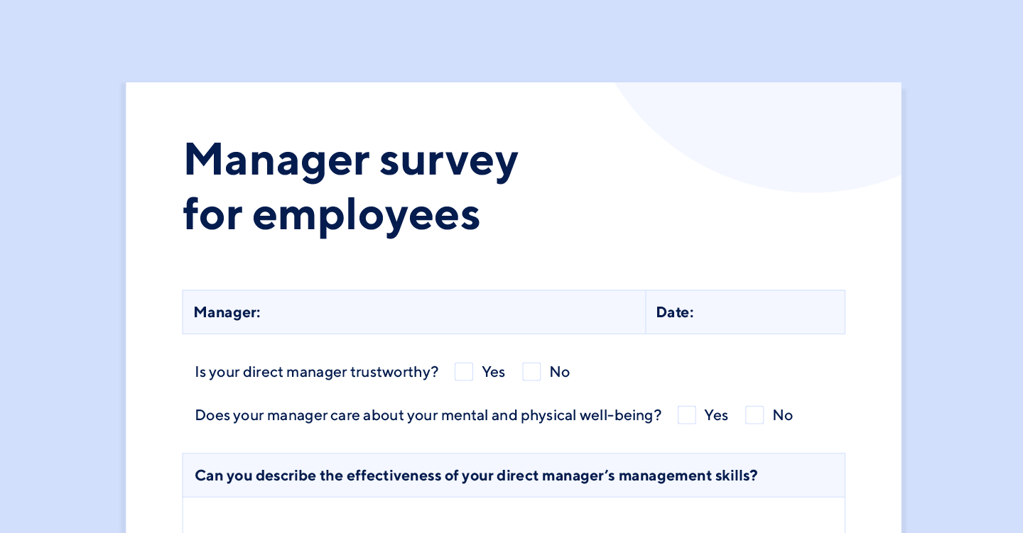 46 Team Survey Questions Smartsheet