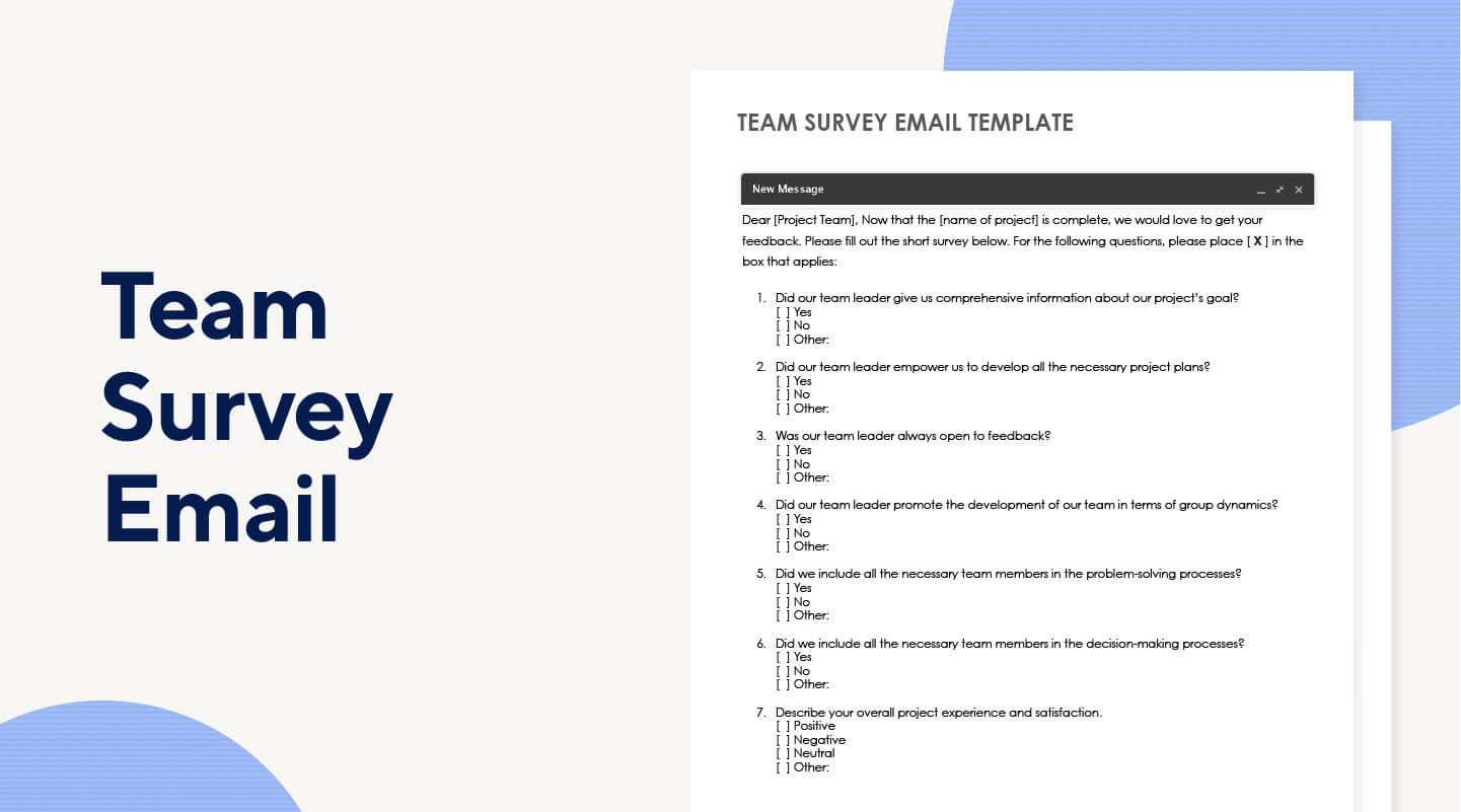 46 Team Survey Questions Smartsheet