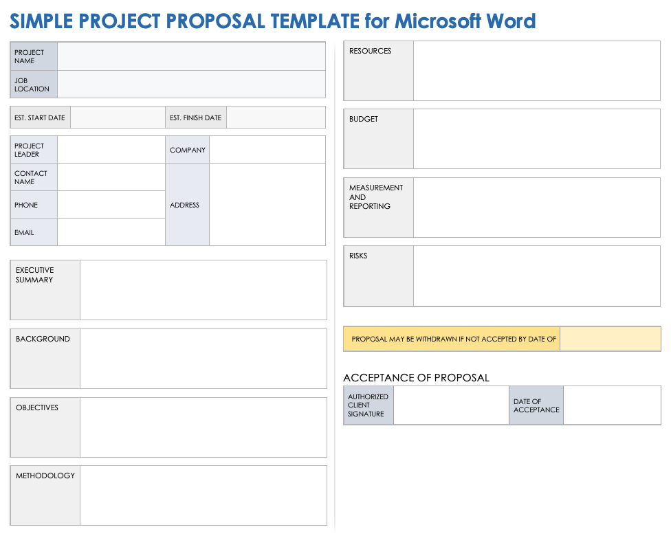 Free Business Proposal Template - Sign Templates