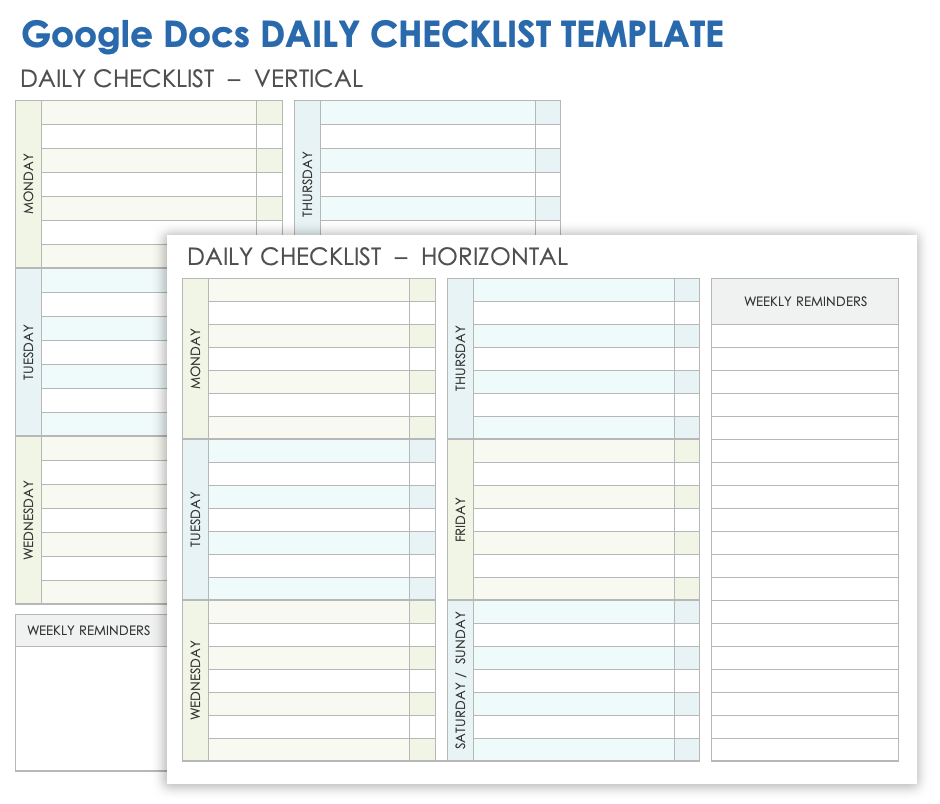 Master Grocery List Free Google Docs Template 