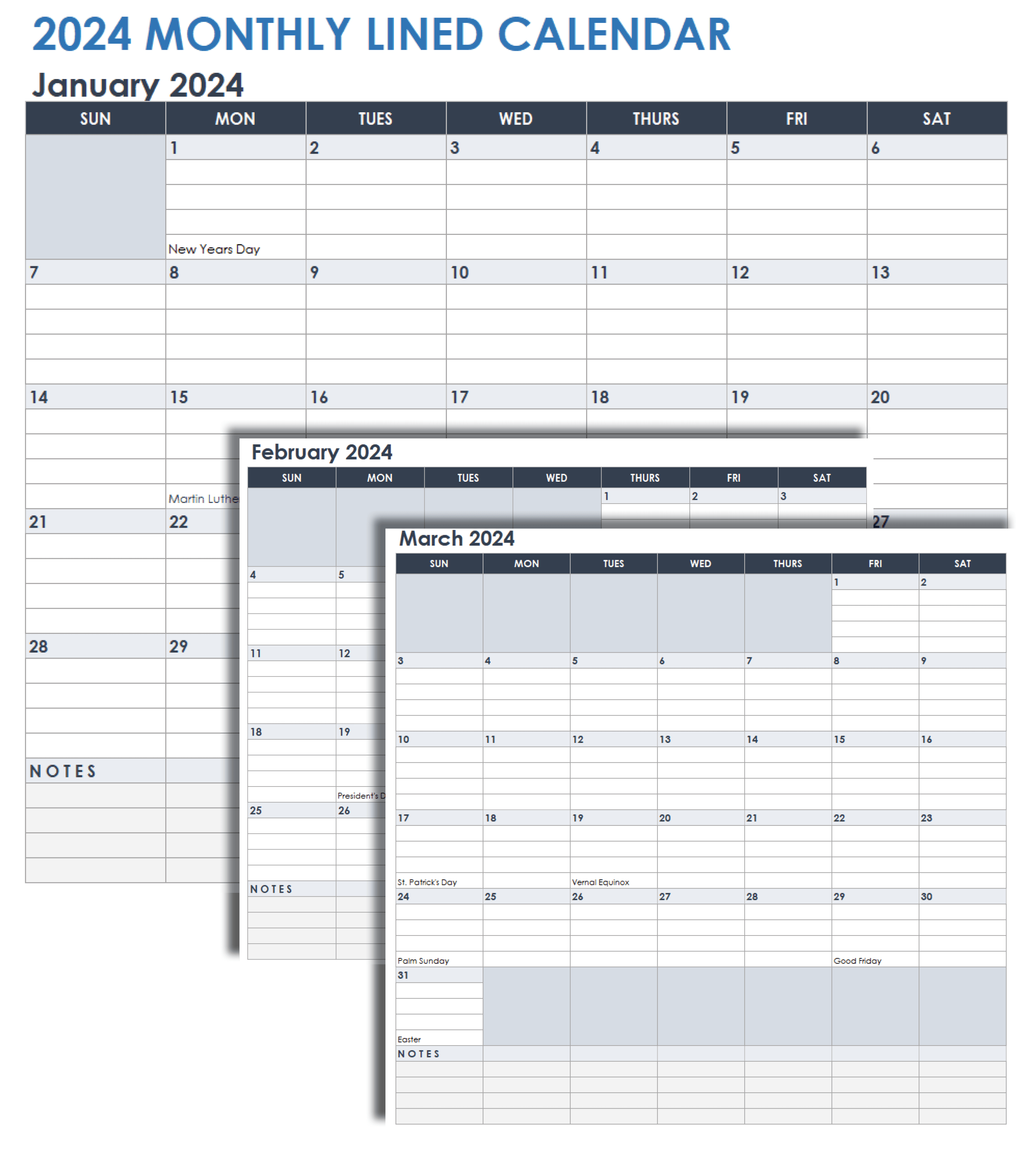 12-Month Planners – Track and Optimize Your Time