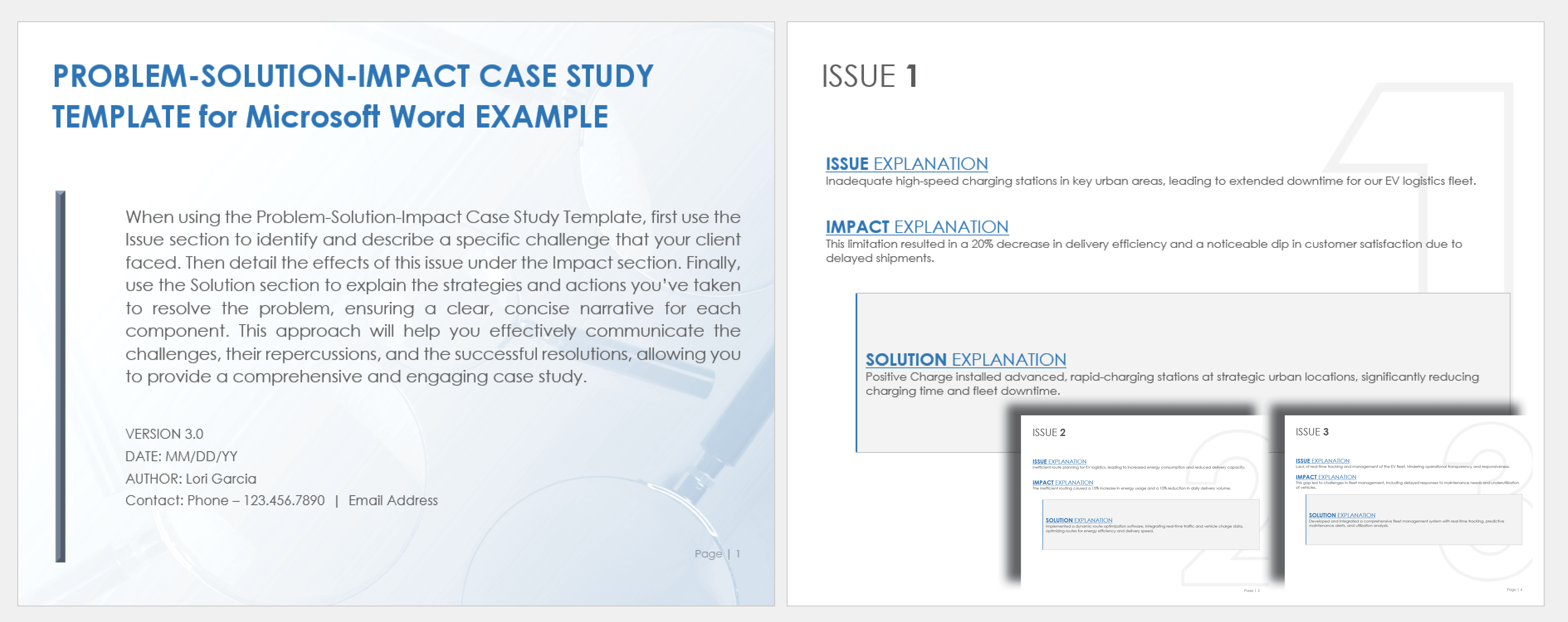 free microsoft word case study template