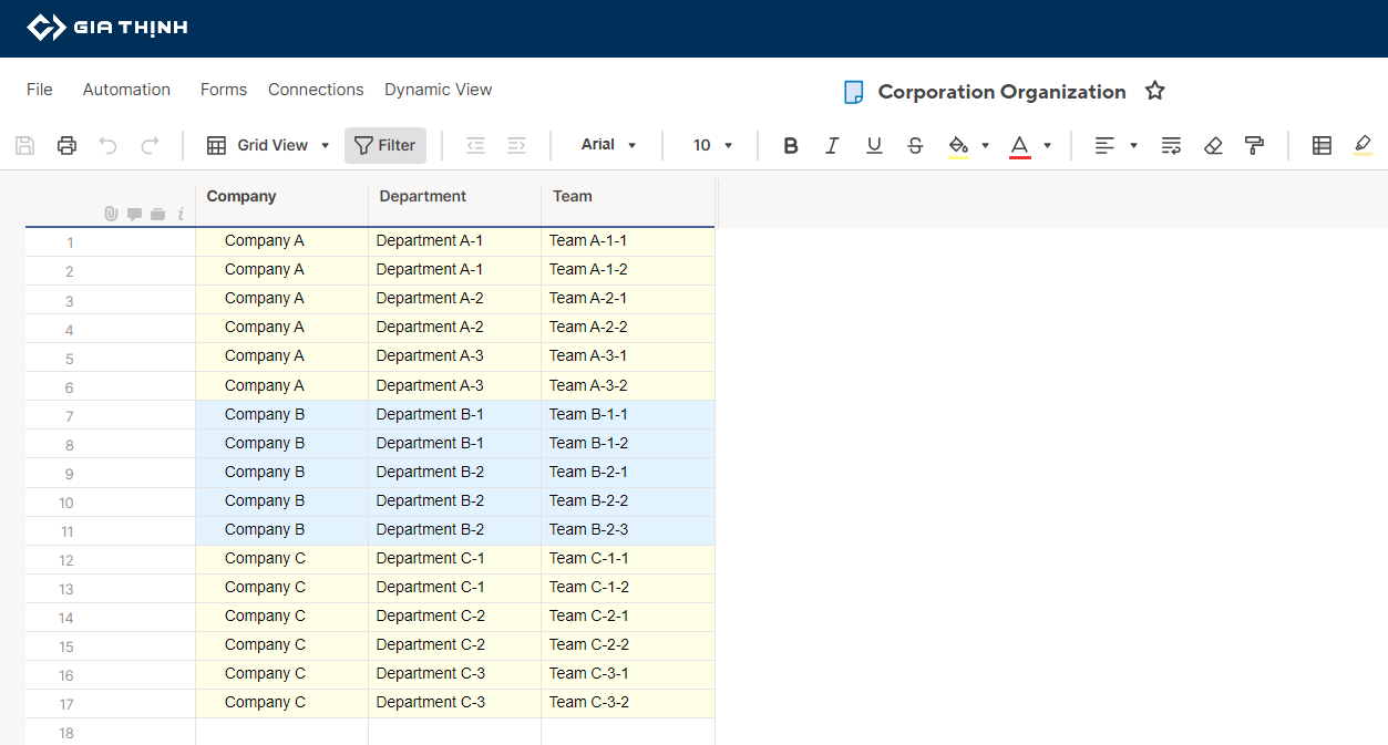 Configuration Sheet 