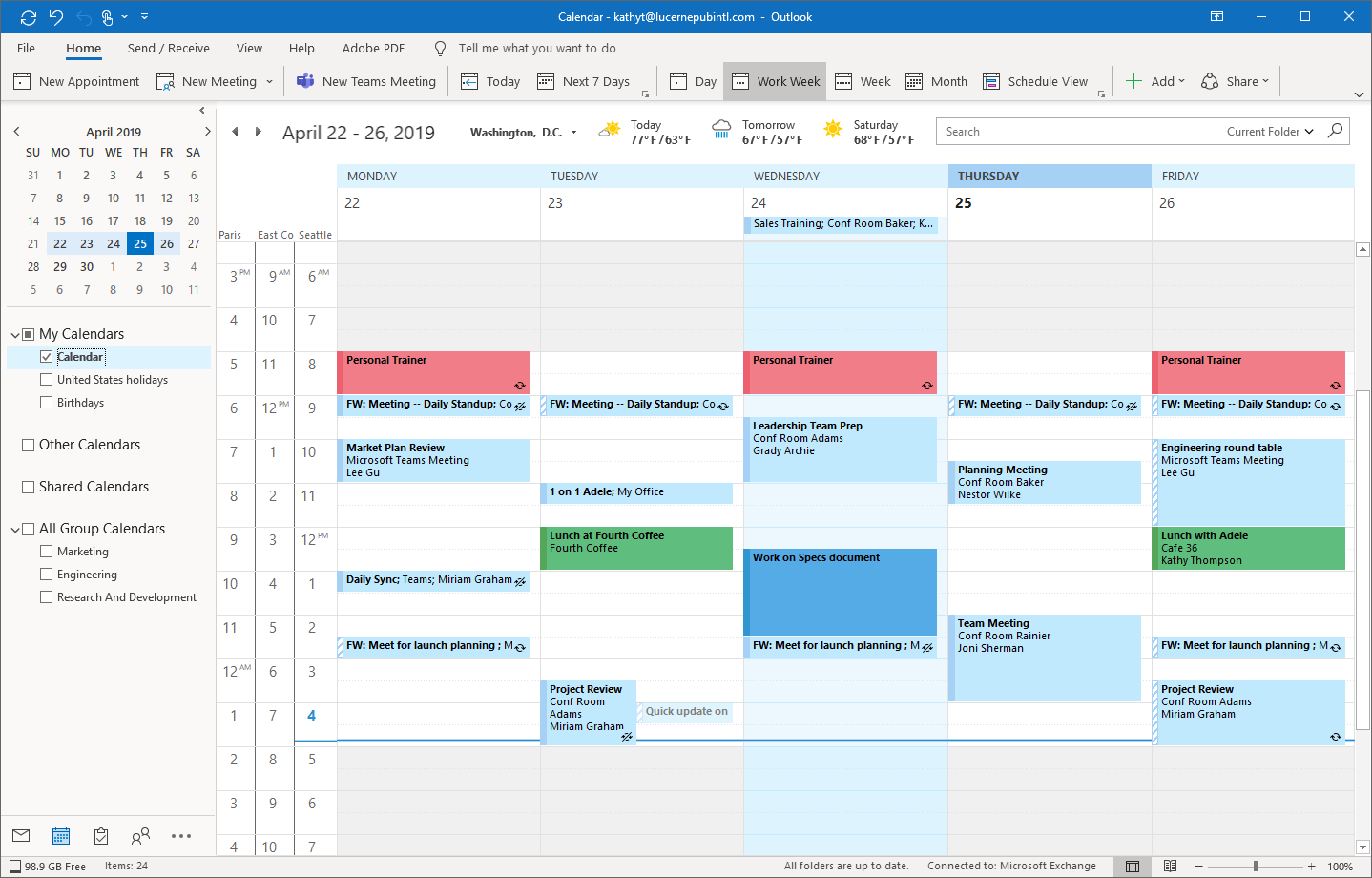 Outlook Calendar 3
