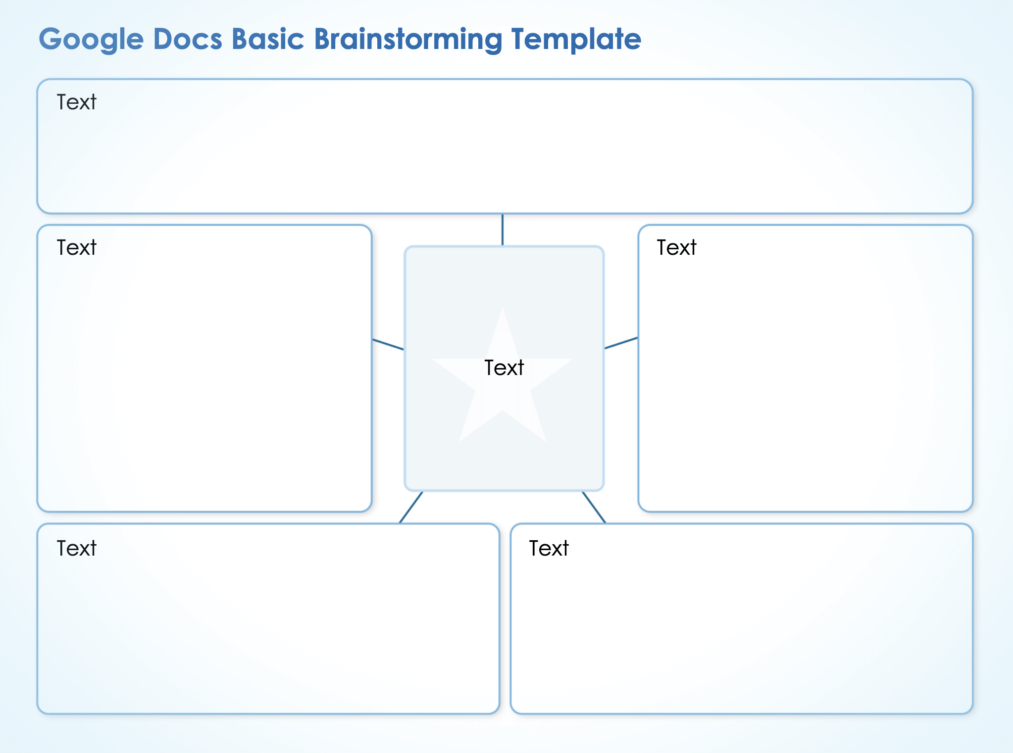 Basic Brainstorming Template
