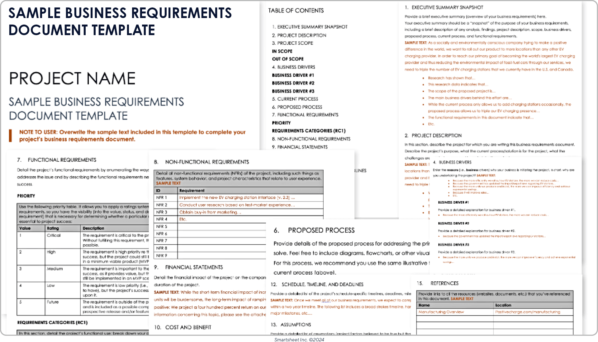 Sample Business Requirements Document Template