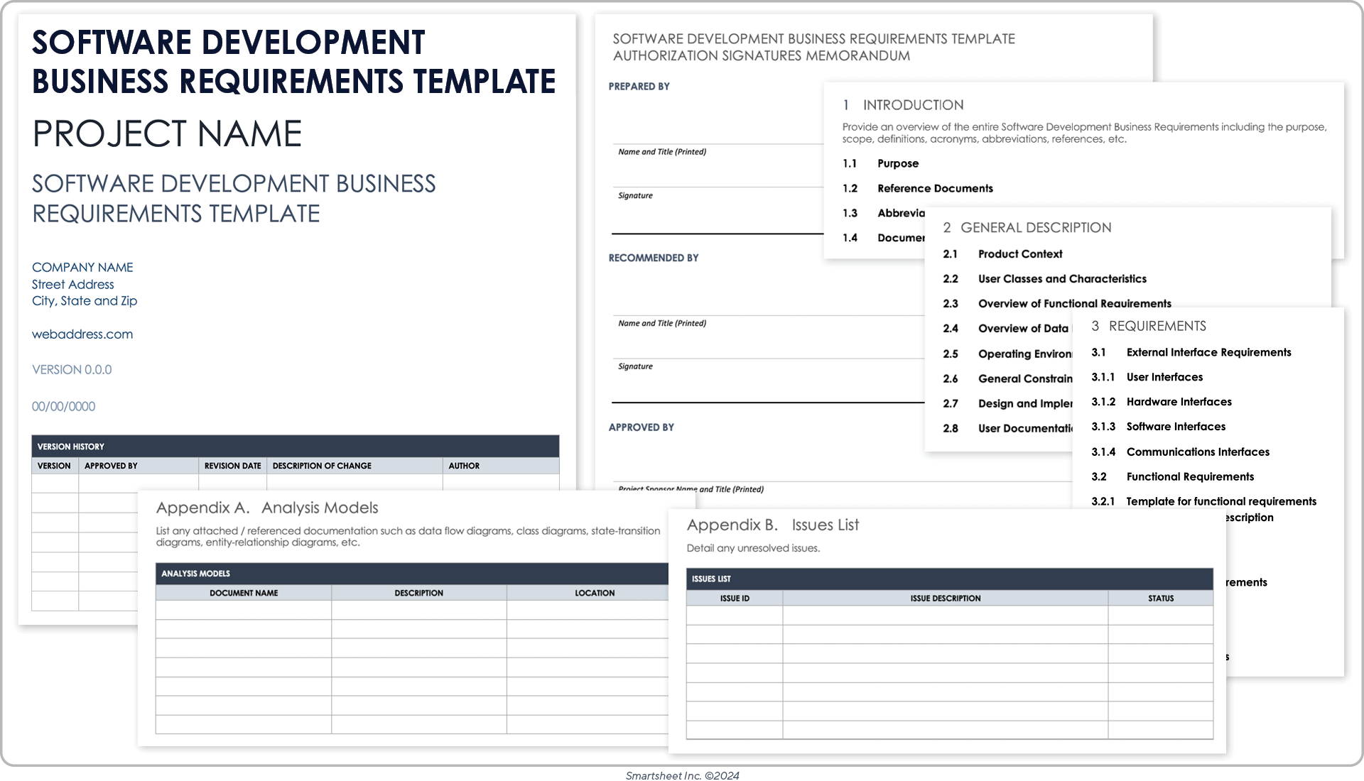 Software Requirements Documents Template
