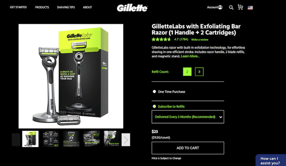 Gillette Brand Positioning