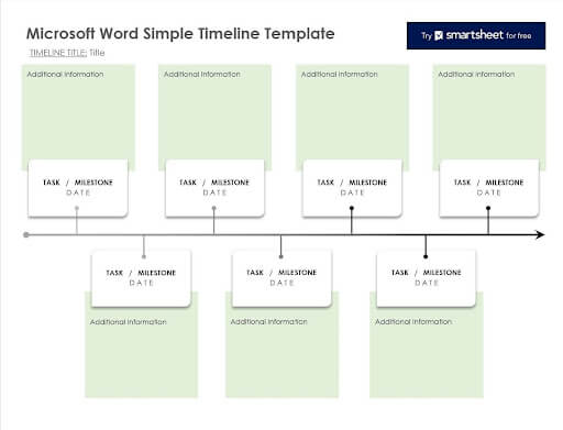 Open Downloaded Timeline Template How To
