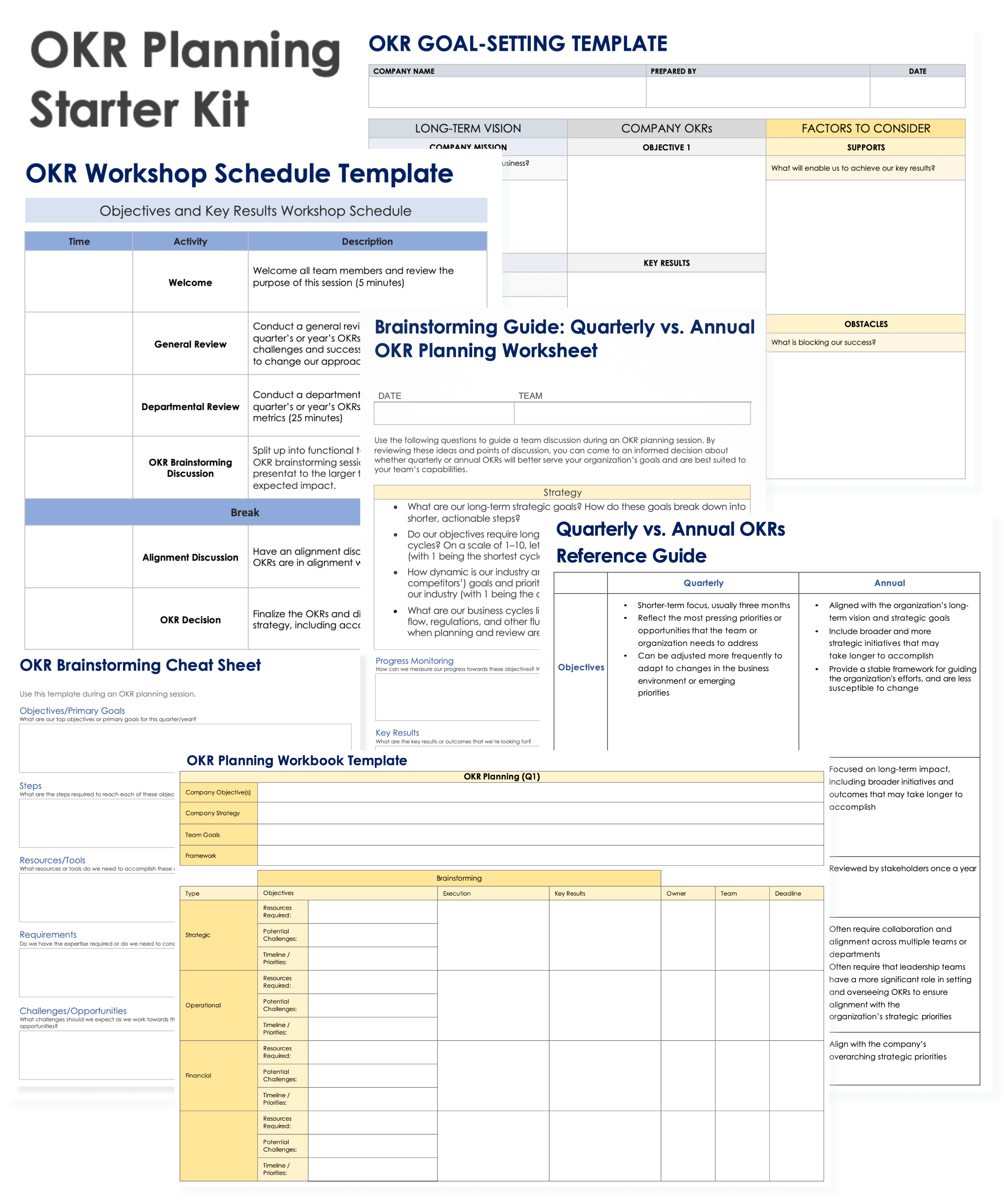 OKR Planning Starter Kit