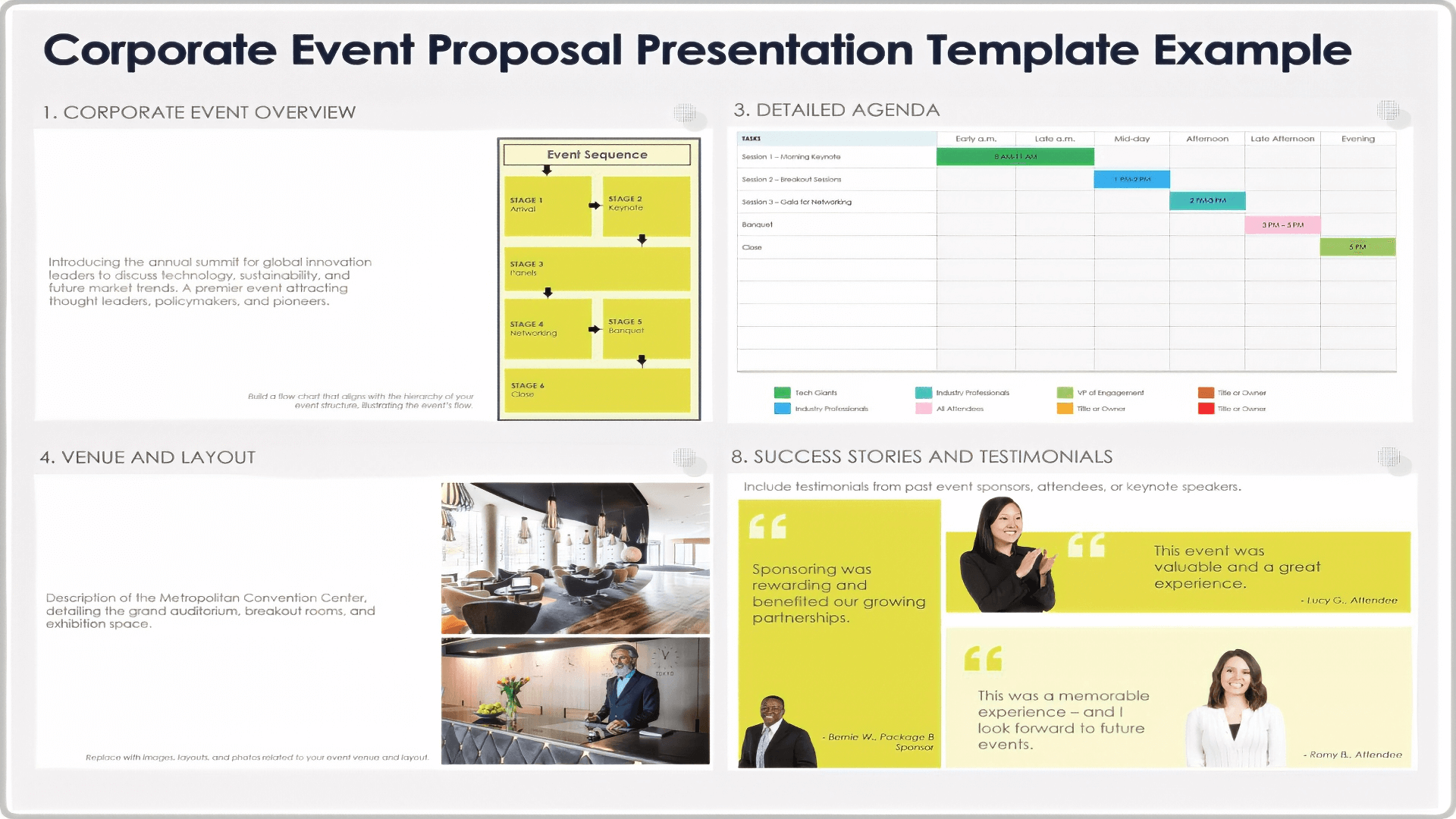 Corporate Event Proposal Presentation Template