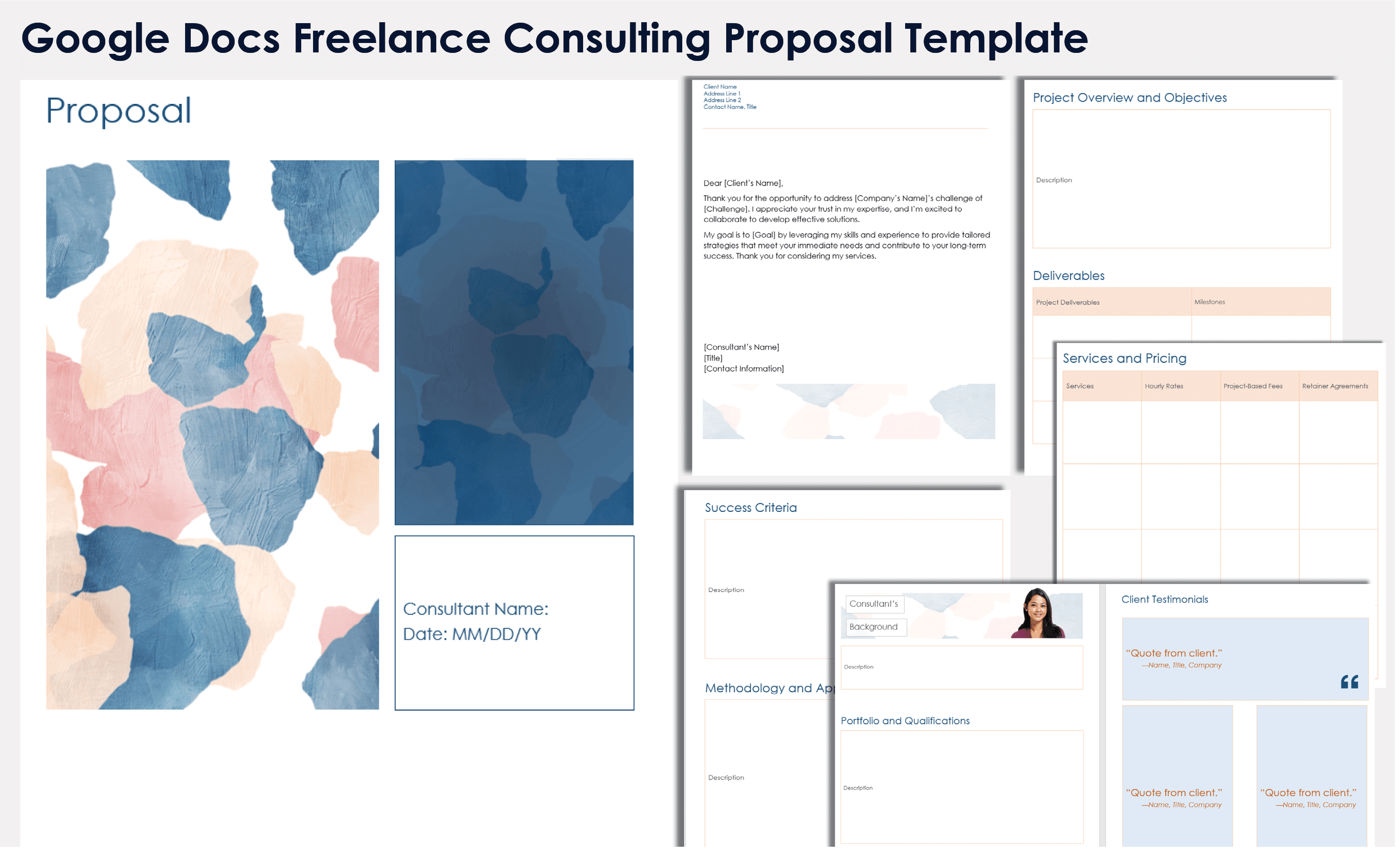 Google Docs Freelance Consulting Proposal Template