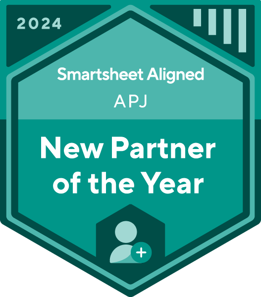 2024 Smartsheet Aligned APJ New Partner of the Year