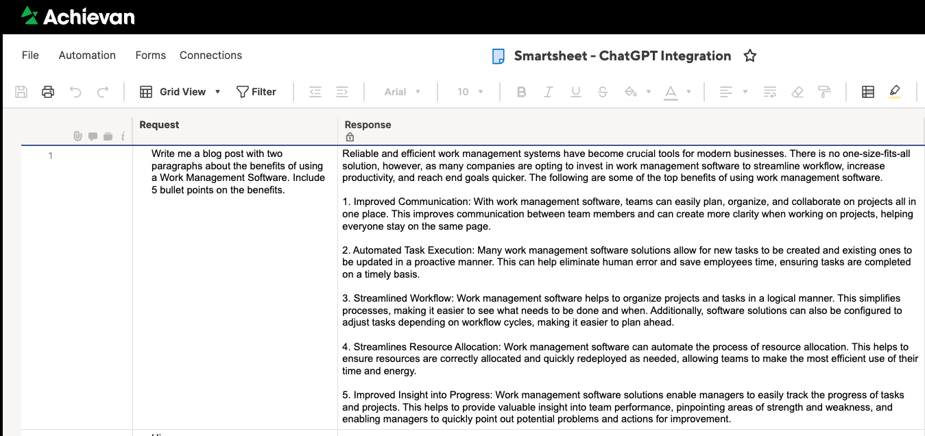 Automate content creation