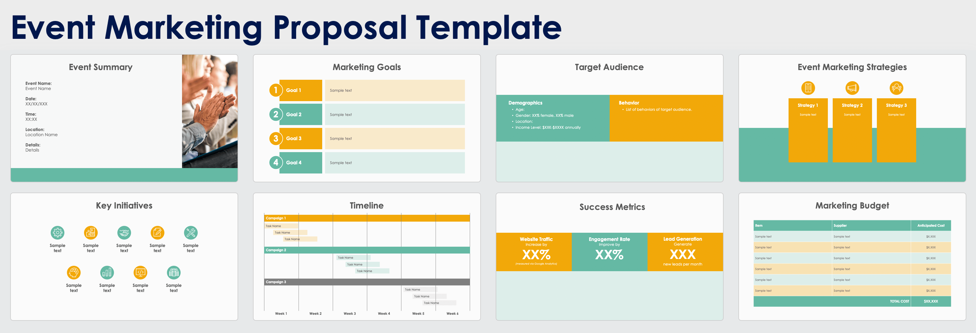 Event Marketing Proposal Template