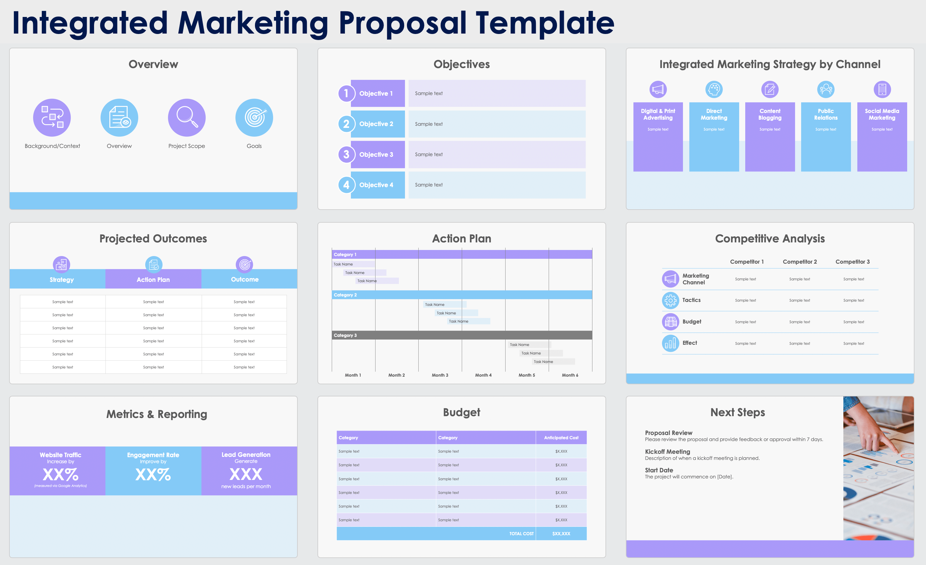 Integrated Marketing Proposal Template