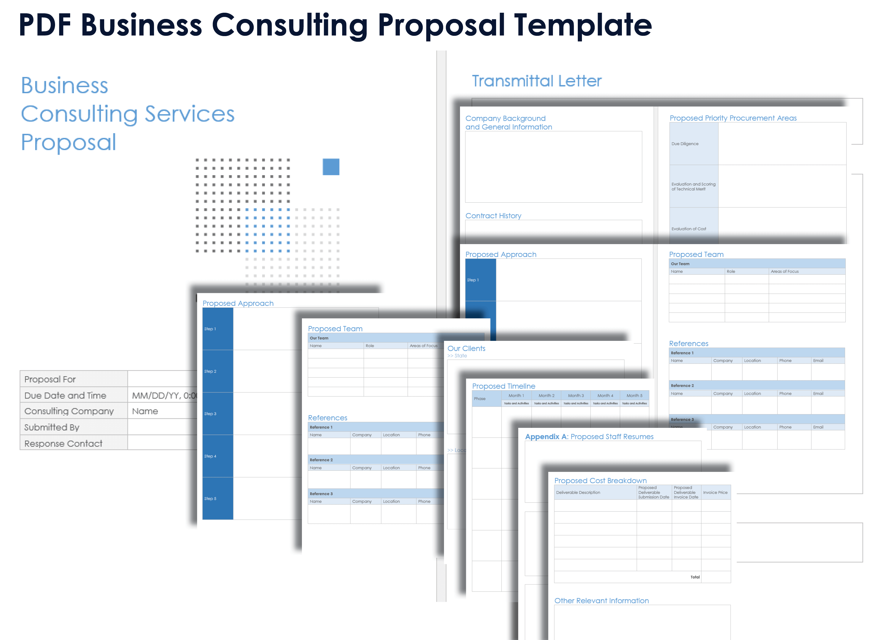 PDF Business Consulting Proposal Template