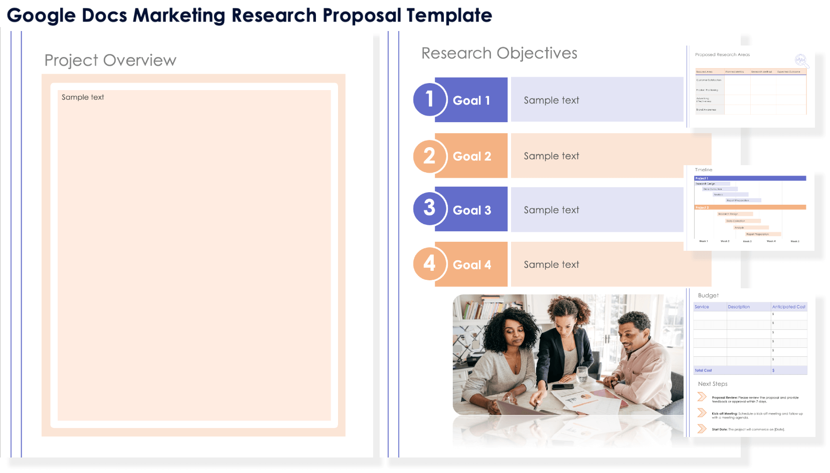 Google Docs Marketing Research Proposal Template