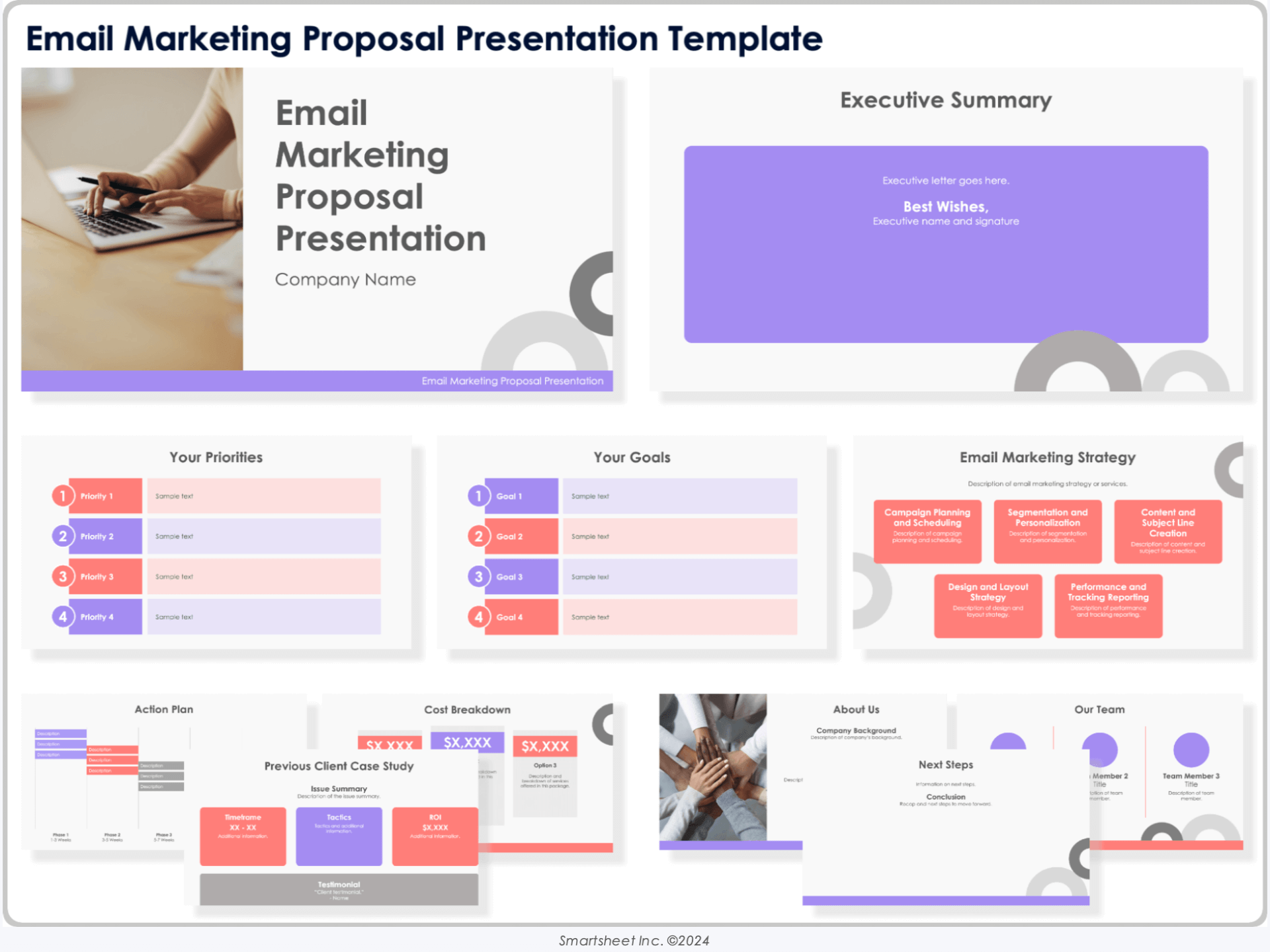 Email Marketing Proposal Presentation Template