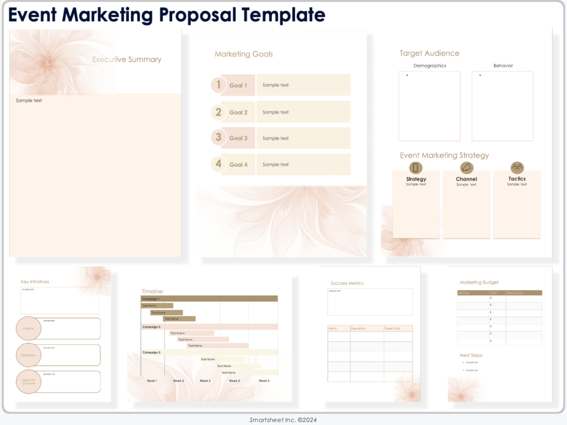 Event Marketing Proposal Template