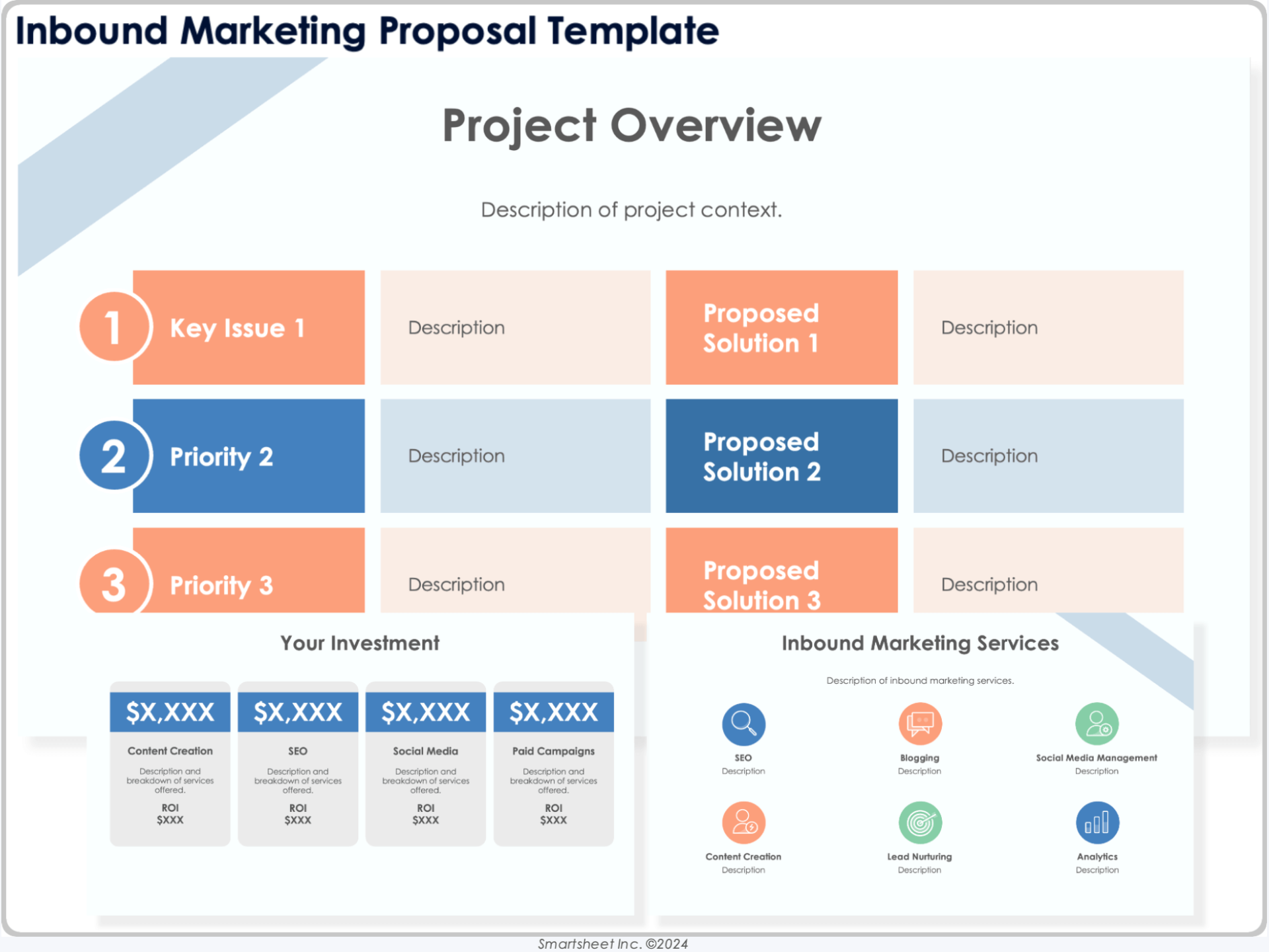 Inbound Marketing Proposal Template