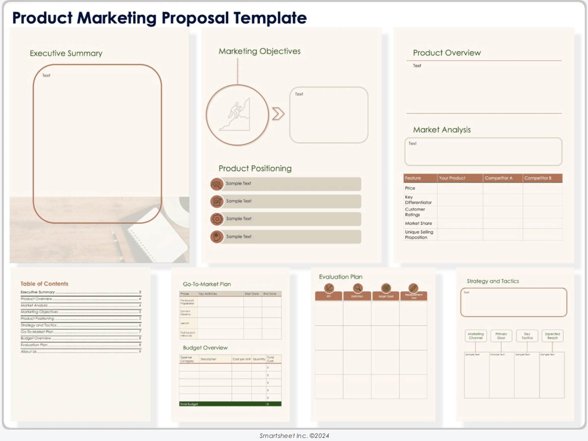 Product Marketing Proposal Template