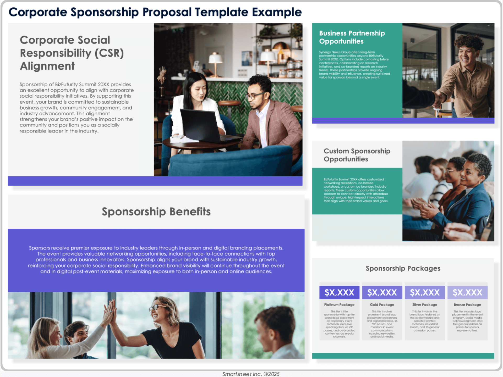 Corporate Sponsorship Proposal Template Example