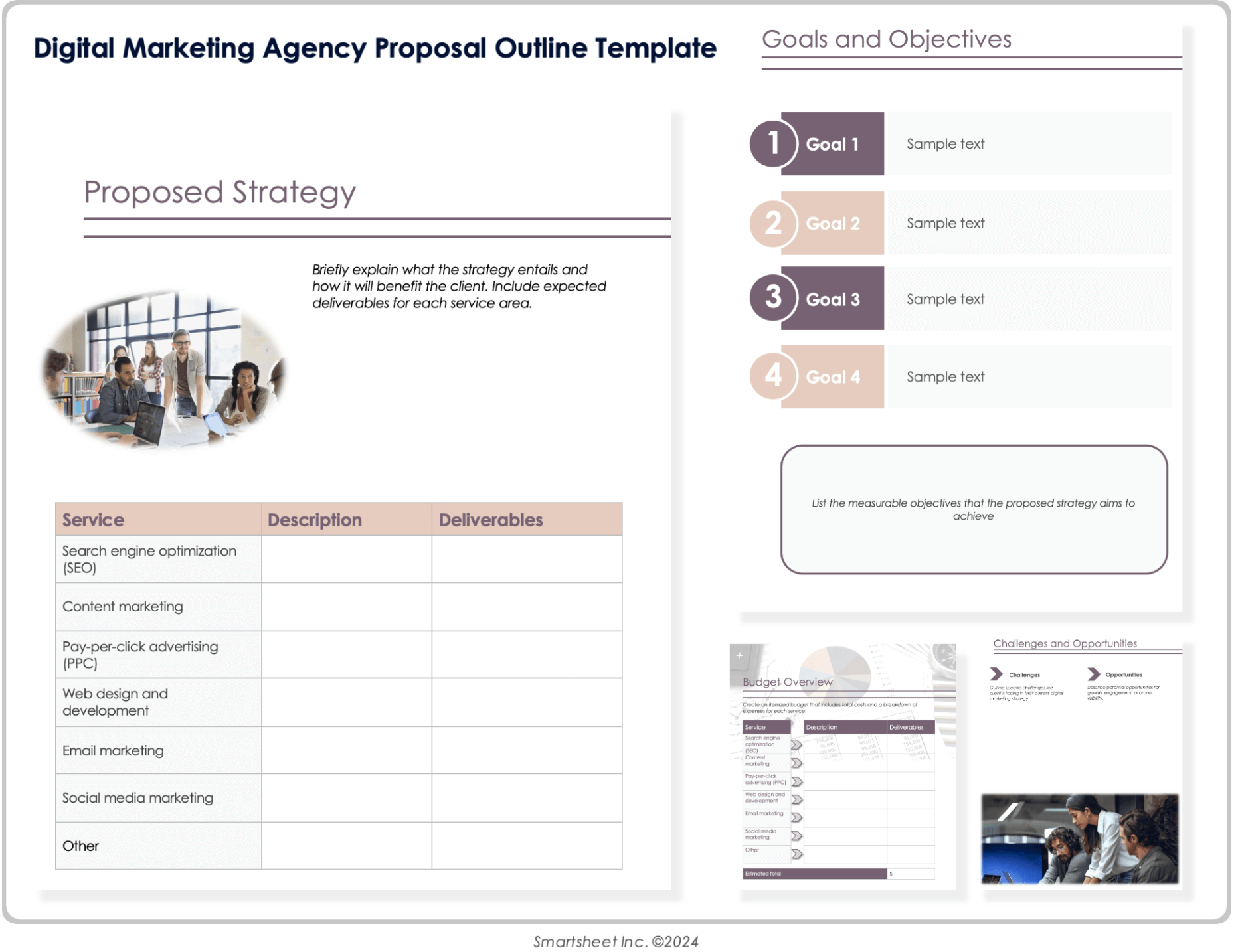 Digital Marketing Agency Proposal Outline Template