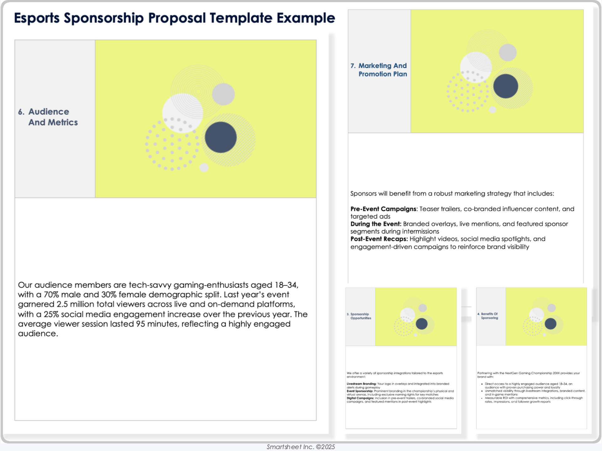 Esports Sponsorship Proposal Template Example