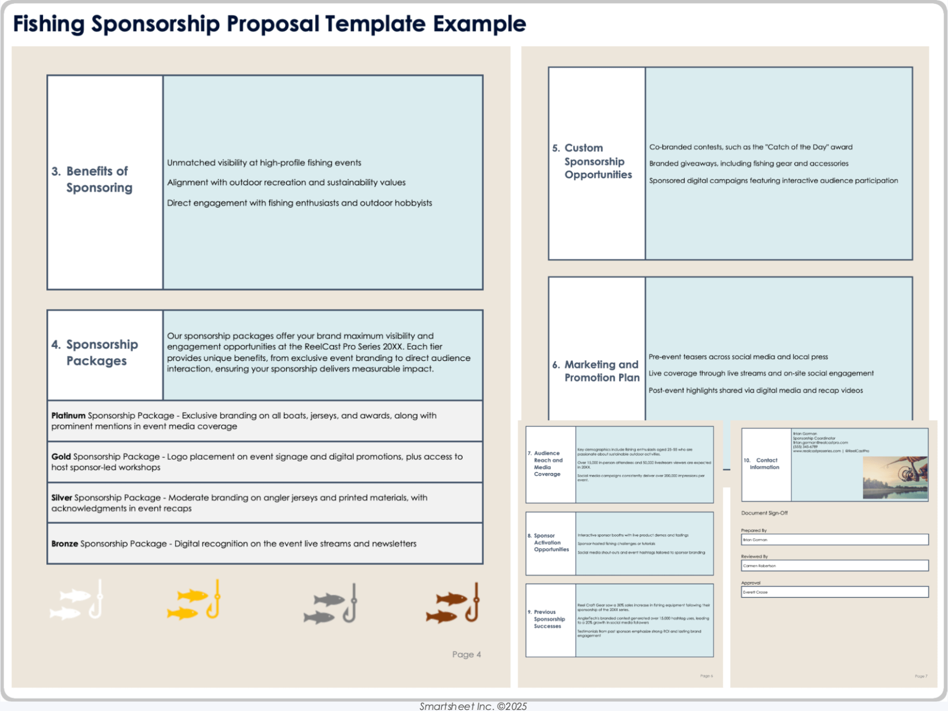 Fishing Sponsorship Proposal Template Example