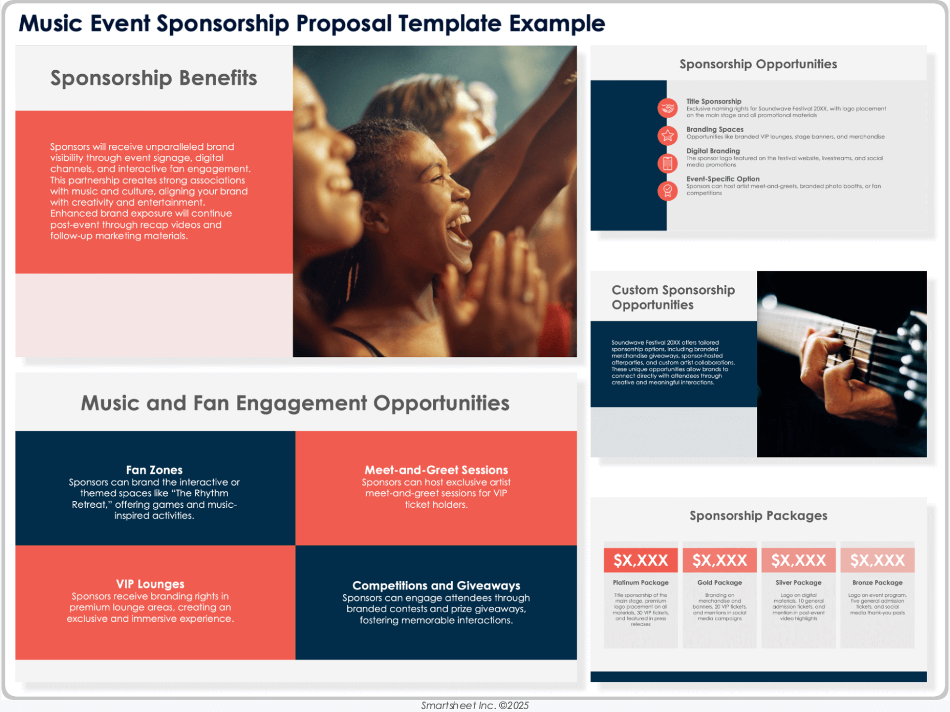 Music Event Sponsorship Proposal Template Example