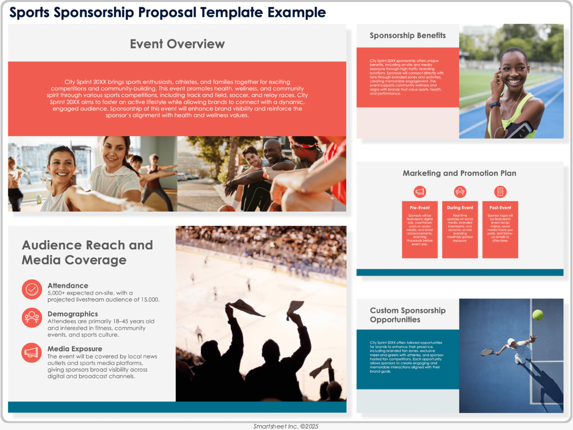 Sports Sponsorship Proposal Template Example