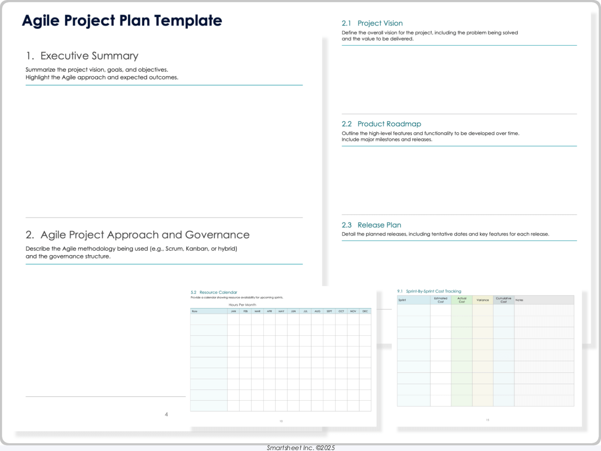 Agile Project Plan Template