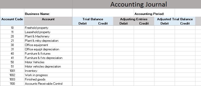 Free Accounting Templates in Excel Smartsheet
