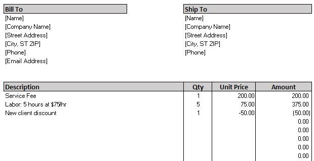 excel accounting template download