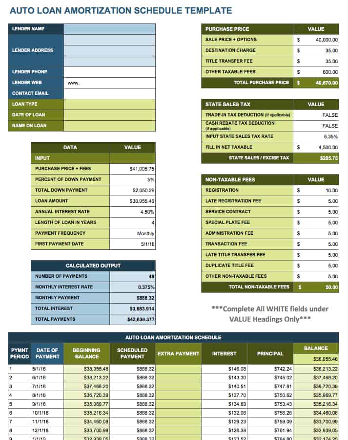 12 Free Payment Templates Smartsheet