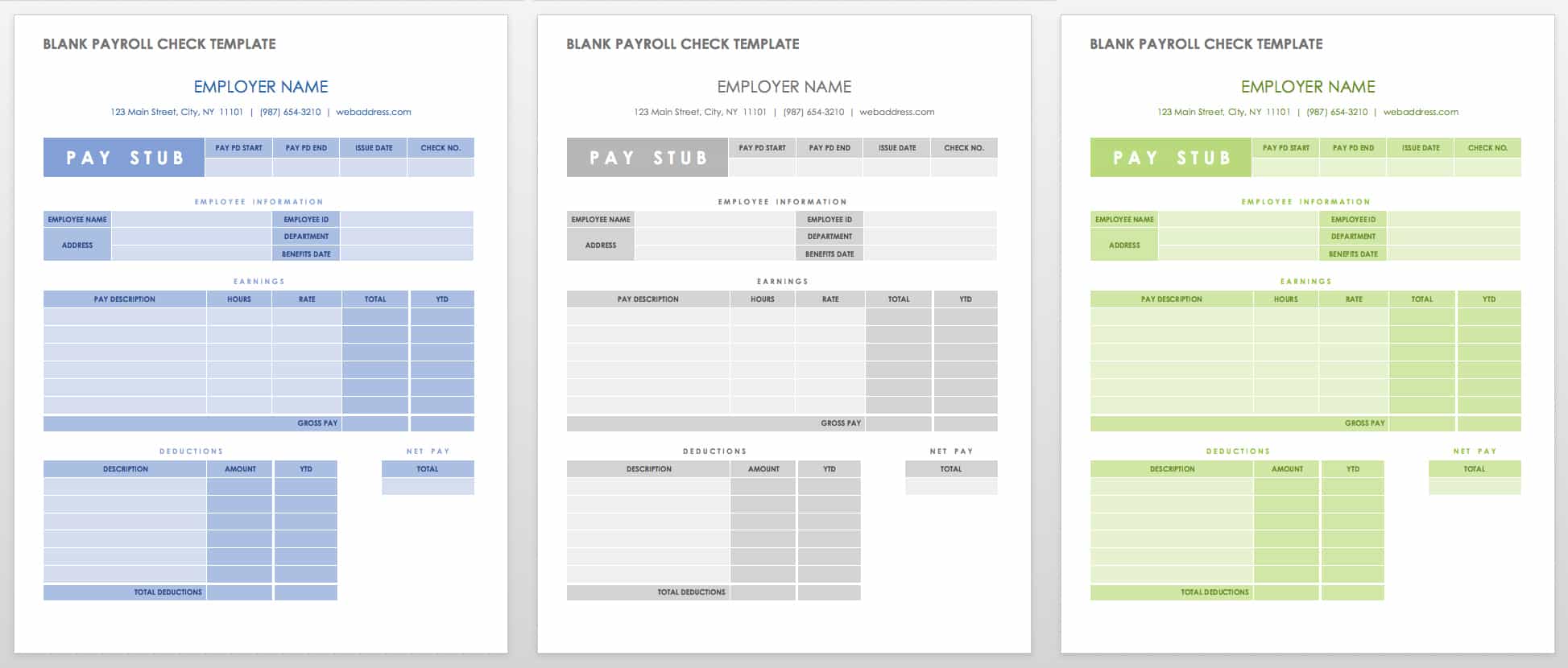 Payroll Templates 14 Printable Word Excel Formats Samples Forms Vrogue   IC Blank Payroll Check Template WORD 