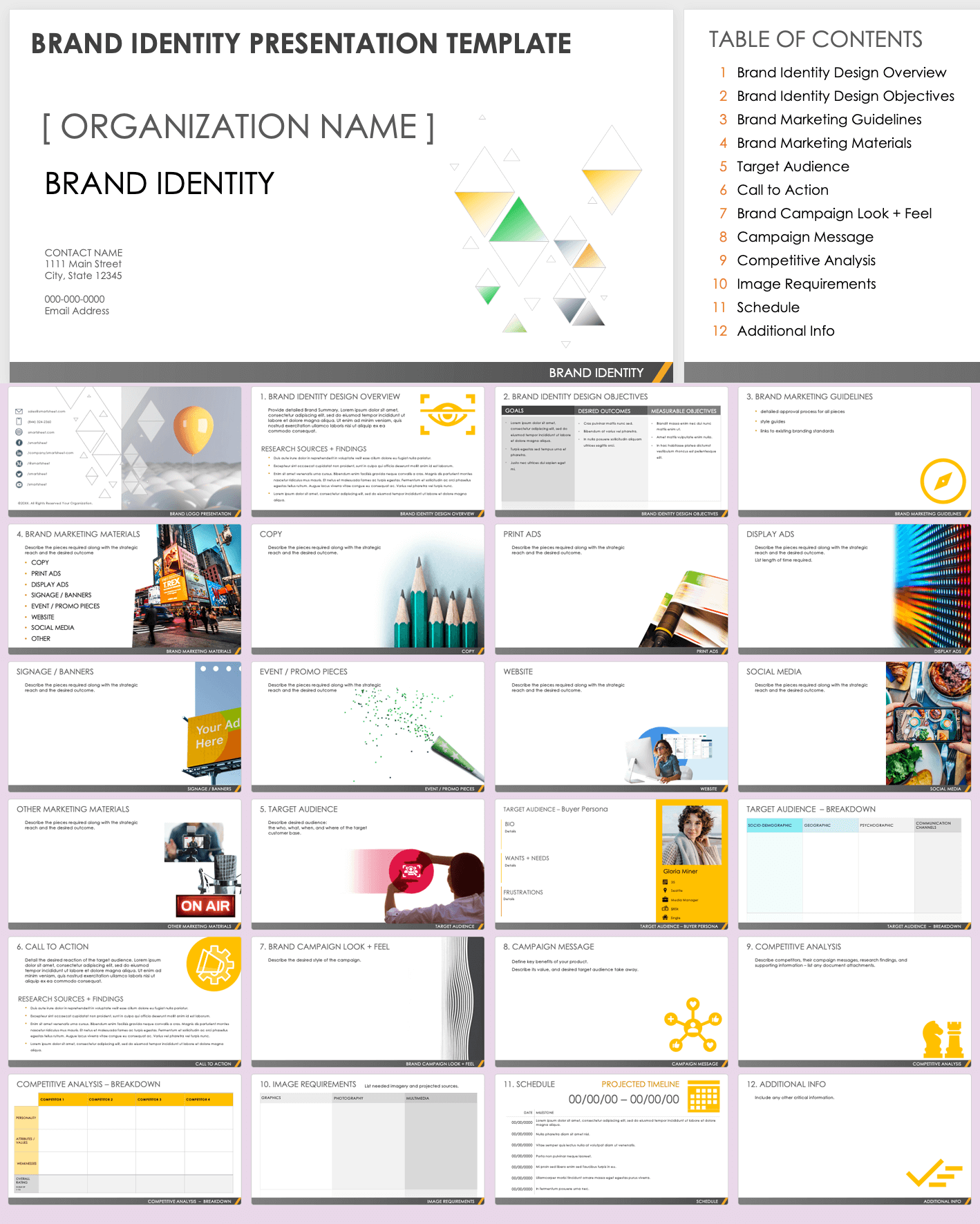 Free Brand Presentation Templates Smartsheet (2023)