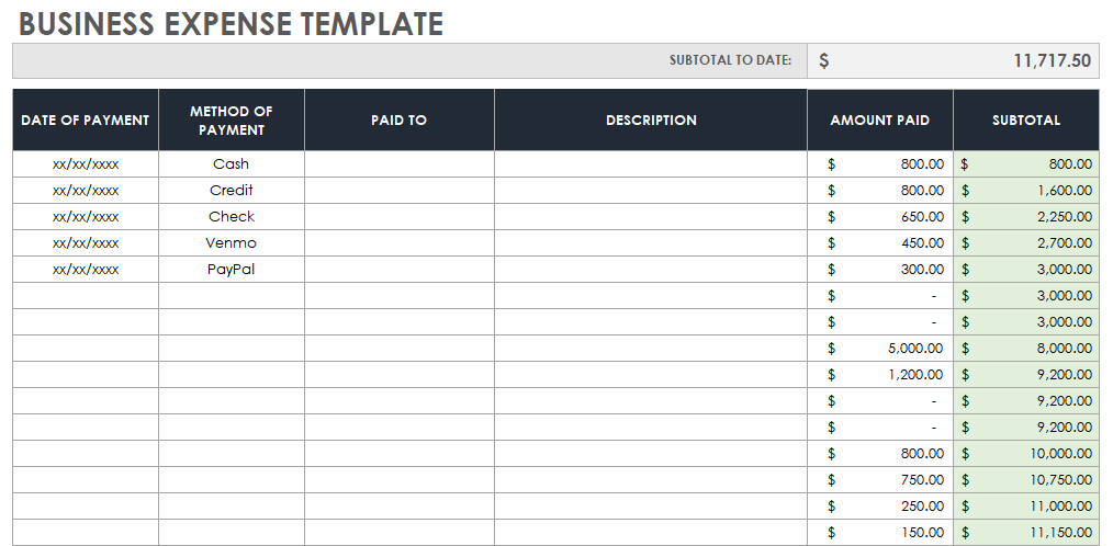 Best Bookkeeping Excel Template - Printable Templates