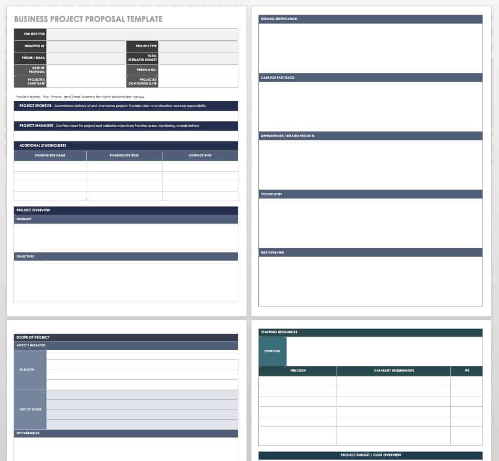 Microsoft Word Project Proposal Template