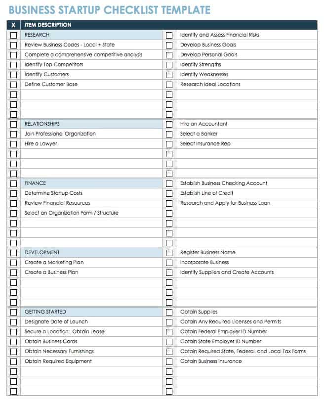 foglio excel business plan gratis