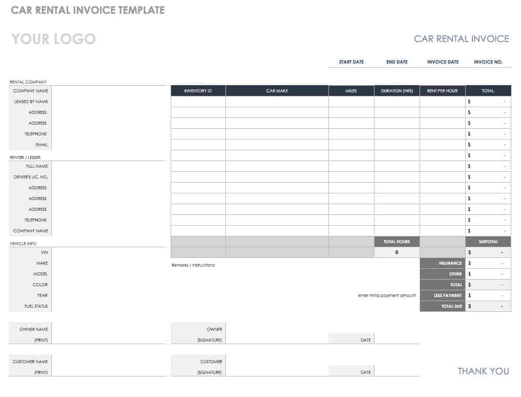 Hotel Bill Template