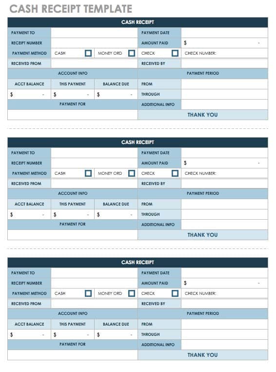 Receipt Template in PDF - Free Download - Wise