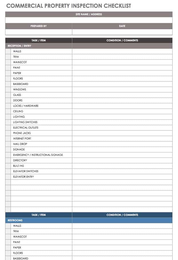 Free Printable Apartment Checklist Templates [Excel, PDF, Word]